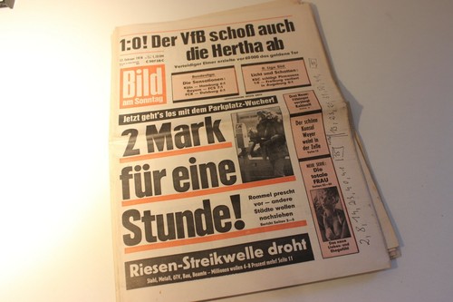 Bild sonntag vom 02 1978 - bild,