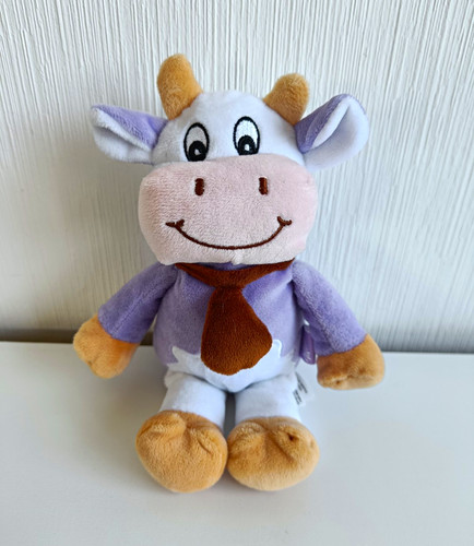 Milka plüsch kuh werbefigur - milka,
