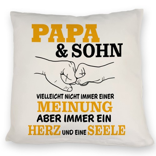 Papa sohn kissen - sohn, mit