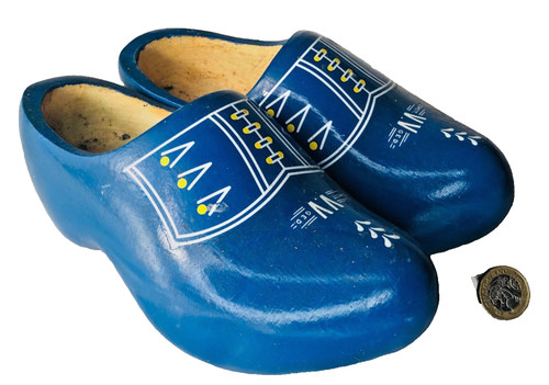Schuhe dutch holz - schuhe, blau
