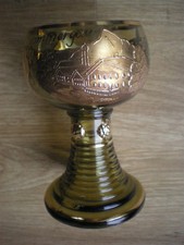 Weinglas Römer grüner Stiel