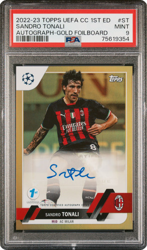 Sandro tonali 2022 topps ucc - tonali,
