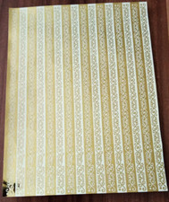 1 Wunderschönen  SPIEGELFOLIE - STICKER mit 16 BORDÜREN  +++ Selbstklebend