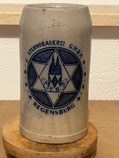 1l Bierkrug Masskrug Krug Bier Brauerei Sternbrauerei G.M.B.H. Regensburg