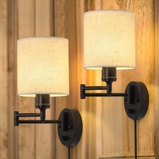 Plug in Wall Light Set of 2