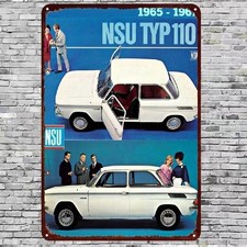 Blechschild NSU Typ 110