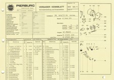 Datenblatt Einstellen Ersatzteile Solex 40 PDSIT Vergaser - VW 412 Aut. 75PS
