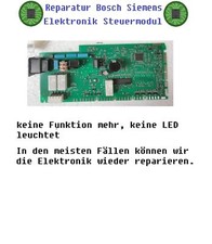 ✅Reparatur Bosch Siemens Steuerung Elektronik Geschirrspüler / Spülmaschine