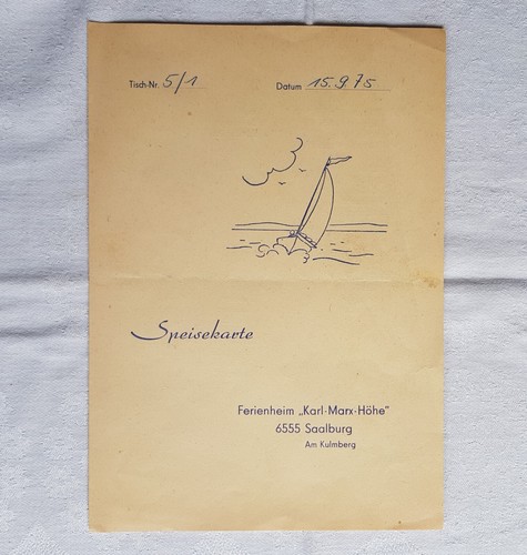 Ddr speisekarte ferienheim - speisekarte,