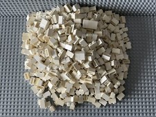 Lego 3004 Weiß 1x2 Basic Stein 20 Stück vom Haufen 50er Jahre  (Sch)