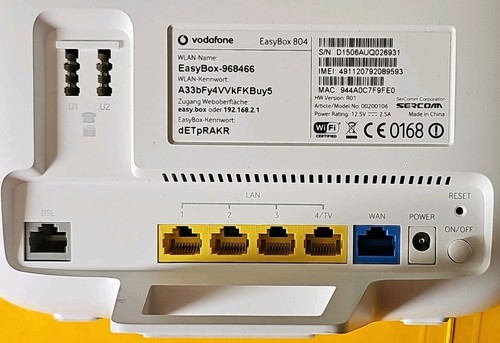 Vodafone easybox 804 wlan - easybox,