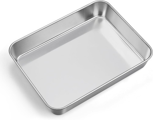 Backblech edelstahl klein - backblech,,