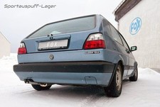 Fox Edelstahl Sportauspuff VW