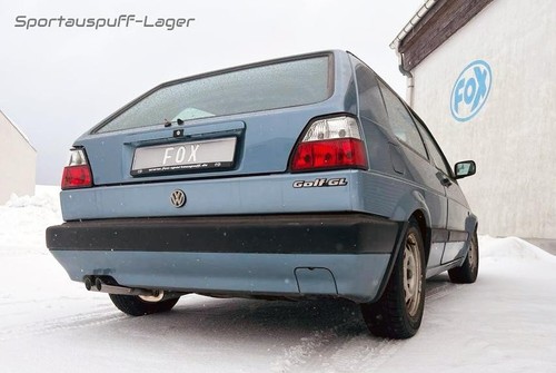 Fox edelstahl sportauspuff - edelstahl,