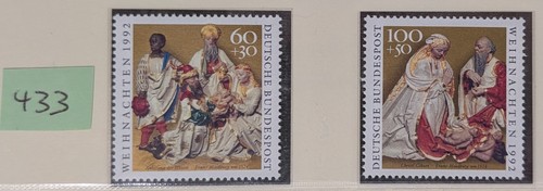 Satz brd 1992 weihnachten - satz,