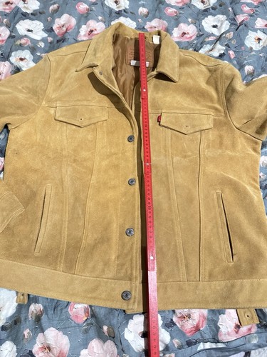 Levis suede leather jacket - suede,