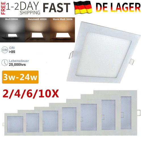 10x led panel einbaustrahler - 2-10x,