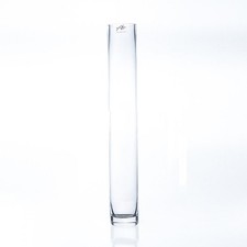 Glasvase, hohe Blumenvase