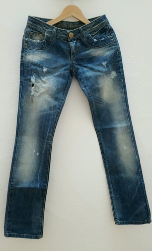 Fuga damen hose jeans blau - fuga,