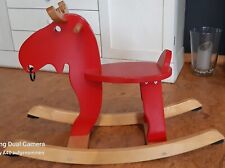 IKEA Schaukel ELCH Rot/Holz