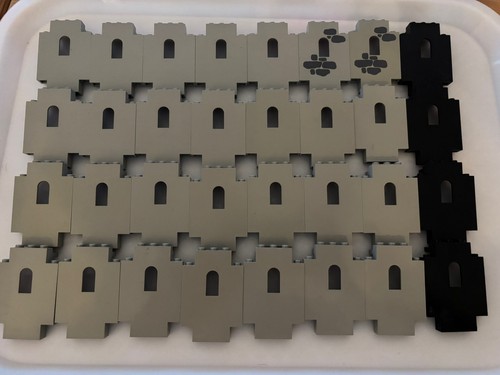 Lego 32x panele burg - lego, mauer
