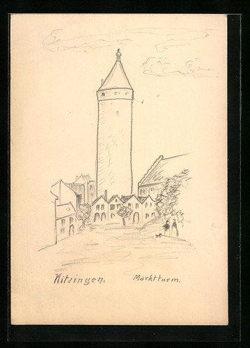 Ansichtskarte kitzingen - ansichtskarte,
