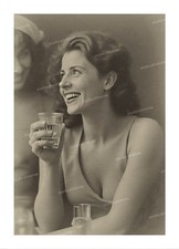 Vintage Foto Abzug Frau, Akt