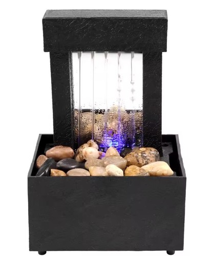 Zimmerbrunnen wasserfall led - wasserfall,