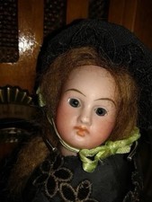 Antike Porzellanpuppe Mignonette Puppenstube Sammlerpuppe Charakterpuppe Alt