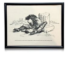 Max Slevogt - 1868-1932 - Lithographie - Original Abzug für Beilage - 'Hektor'