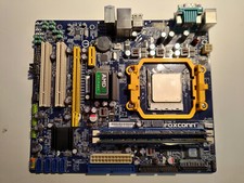Mainboard Foxconn A74MX K, 2GB Ram, Sempron 140 CPU, Blende