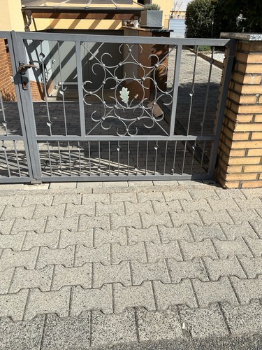Zaunelemente metall mit toren - zaunelemente,