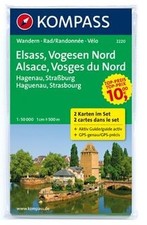 KOMPASS Wanderkarte Elsass -