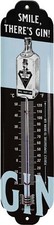 Retro blechschild thermometer - blechschild,