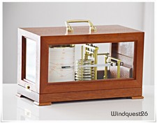 Lufft 8003  Marine Präzisions BAROGRAPH  Yacht Maritim Nautik Barograf Barometer