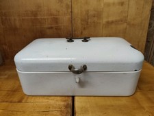 Alte Vintage Brotdose Brotkasten Emaille 50er