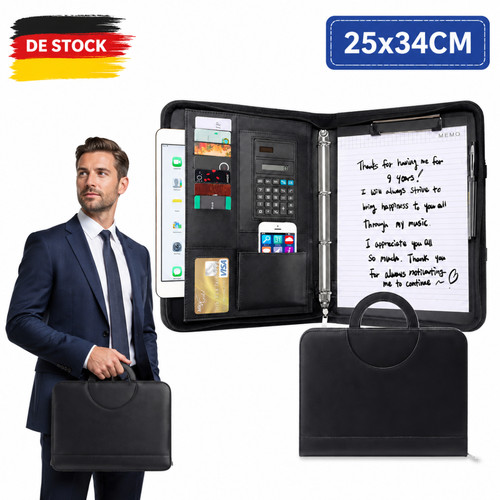 Schreibmappe leder - schreibmappe,