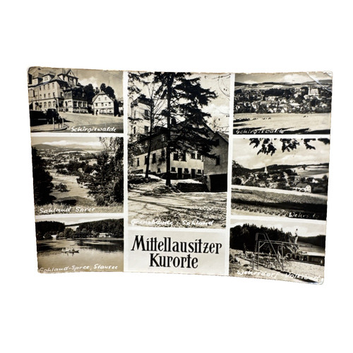Postkarte mittellausitz - postkarte,