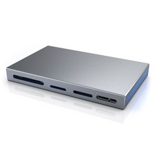 CSL Speicherkarten Lesegerät, USB 3.0, CFast 2.0, MicroSD, SD, M2, M5, Grau