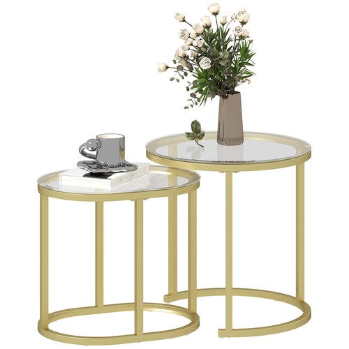 Couchtisch rund 2er set - 2er,