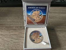 1oz  USA Silber Eagle 2017coloriert