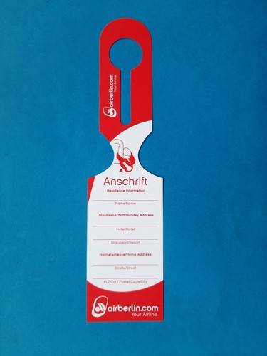 Air berlin kofferanhänger - 1,