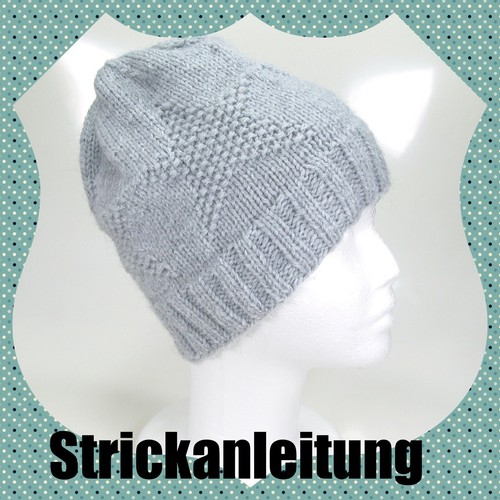 Strickanleitung mütze in - mütze,