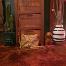 Aunts & Uncles Leder Handtasche "ELIZA PRETTY" Soft in Gelbton. Wie Neu!