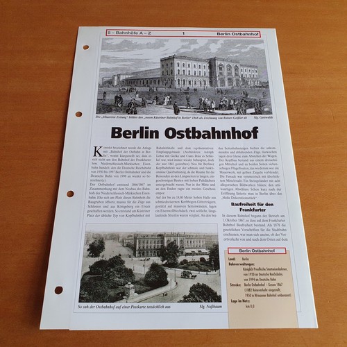 Archiv der bahnhöfe - der,