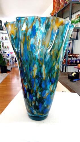 Große schwere glas vase - xl,