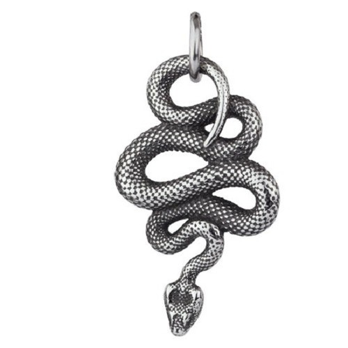 Schlange amulett anhänger - schlange,