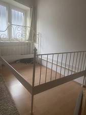 LEIRVIK Bettgestell weiß