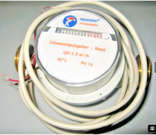 Durchflussmesser Volumenmessteil Flowmeter Wasserzähler 1 Impuls/L f.z.b Arduino