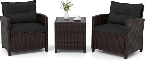 Giantex rattan gartenmöbel - rattan,